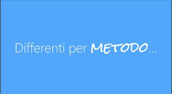 Siamo differenti per METODO rispetto agli altri #opendalmine http://t.co/VMrOn6f4ka